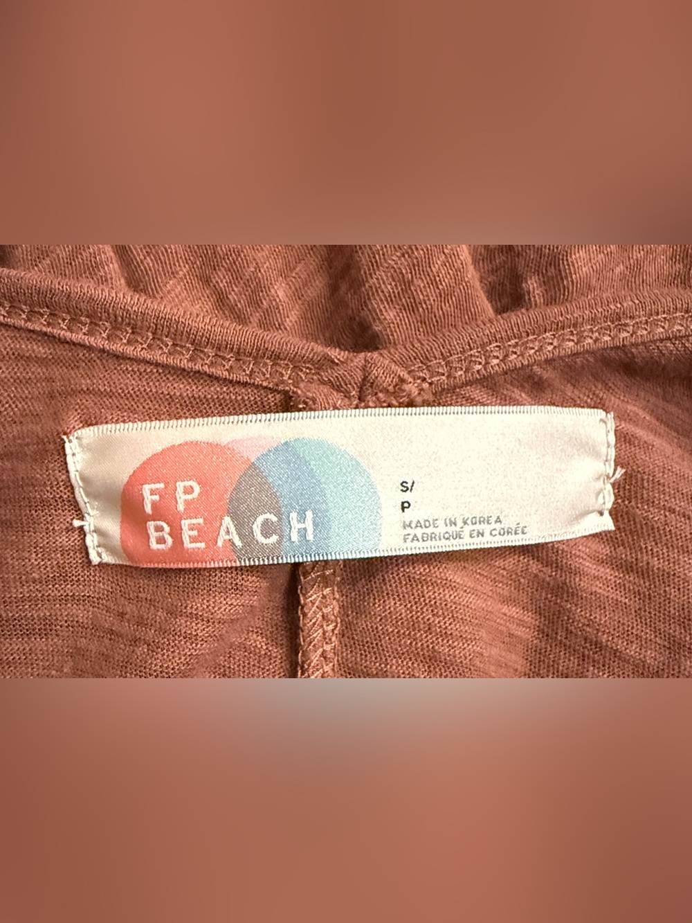 FP Beach by Free People Easy Does It Ruffle Batwing Poncho Cropped Flowy Top - Picture 9 of 10